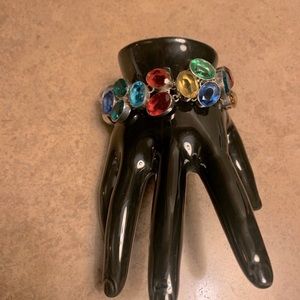 Bracelet Multi Gemstone Multi Color 925 Sterling